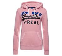 Superdry Damen VL AC Hood BB Hooded Sweatshirt, Soft Pink, S