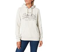 Superdry Damen VL Boho Sparkle Hood BB Hooded Sweatshirt, Oatmeal Marl, L