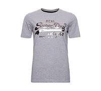 Superdry Damen VL Boho Sparkle Tee T-Shirt, Grau Marl, S
