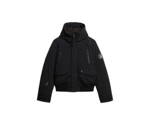 Superdry Damen Wattierte City Bomberjacke Schwarz 40