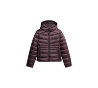 Steppjacke SUPERDRY "HOODED FUJI QUILT PADDED JKT" Gr. S, smoky aubergine purple Damen Jacken (15678554-S) smoky aubergine purple