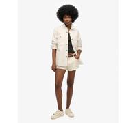 Superdry Damen Workwear-Hemdjacke Wollweiß 38