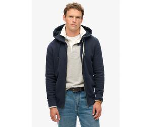 Superdry - Essential Kapuzenjacke mit Logo finster marineblau - Gr. - S