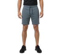 Sweatshorts SUPERDRY "ESSENTIAL LOGO CLASSIC SHORT", Herren, Gr. M, N-Gr, stormy weather blau, Sweatware, Obermaterial: 80% Baumwolle, 20% Polyester, unifarben, relaxed fit knielang, Hosen Sweatshorts