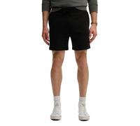 Sweatshorts SUPERDRY "ESSENTIAL LOGO CLASSIC SHORT", Herren, Gr. XL, N-Gr, schwarz, Sweatware, Obermaterial: 80% Baumwolle, 20% Polyester, unifarben, relaxed fit knielang, Hosen Sweatshorts (60094634-