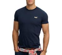 Superdry Essential Logo EMB Tee M1011245A Nautical Navy/Yellow L