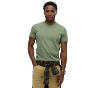 Superdry "ESSENTIAL LOGO EMB TEE" (25191739-M) laurel khaki, rot
