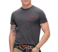Superdry T-Shirt Vintage Logo Herren – gesticktes Logo, Kurzarm, 100% Baumwolle – M