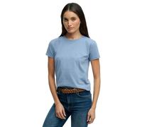 Kurzarmshirt SUPERDRY "SU-ESSENTIAL LOGO 90'S T SHIRT", Damen, Gr. XL, tidal blau, Jersey, Obermaterial: 100% Baumwolle, unifarben, relaxed fit normal, Rundhals, Shirts, angenehmes Tragegefühl durch b