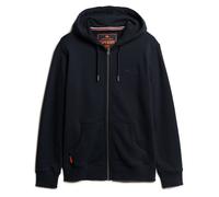 Superdry Herren Sweatjacke - Essential Logo Zip Hoodie, Kapuze, einfarbig Dunkelblau M