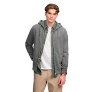 Superdry Herren Sweatjacke mit Kapuze - Essential SDCO Logo Zip-Hoodie, Baumwollmix, Relaxed Fit Dunkelgraumelange / 2XL XXL Grau