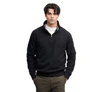 Superdry & Co Essential Serif Logo Half-Zip Sweatshirt, schwarz, Größe M
