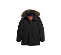 Superdry Everest Faux Fur Hooded Parka für Herren, Jet Black, Small