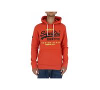 Superdry Fleece Hoodie Orange - Komfort & Stil für Herbst/Wi - Größe: S