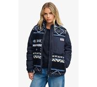 Superdry & Co Fleece Onion Quilt Damen Hybridjacke, blau, Größe XL