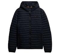 Superdry Steppjacke Hooded Fuji Lite Jacket Herren Slim Fit 100% Nylon Gr. S Schwarz