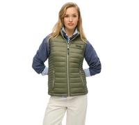 Superdry Damen Fuji Lite Steppweste Blassolivgrün 42