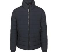 Steppjacke SUPERDRY "FUJI EMB PADDED JACKET" Gr. XL, blau (eclipse navy) Herren Jacken (14906530-XL) eclipse navy