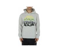 Superdry Grey Fleece Hoodie - Autumn/Winter Essential - Größe: M