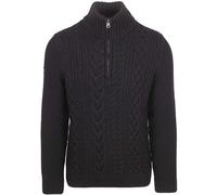 Superdry Half Zip Pullover Jacob Cable Navy - Größe M Dunkelblau M
