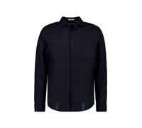 Superdry Hemd Herren Langarm Leinen blau, XL