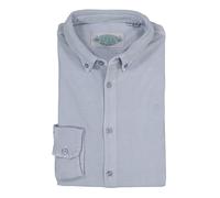 Superdry Hemd Herren Regular Fit Langarm blau, L