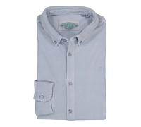 Superdry Hemd Herren Regular Fit Langarm blau, M