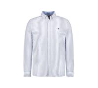 Langarmhemd SUPERDRY "PREPPY OXFORD L/S SHIRT", Herren, Gr. XXL, N-Gr, classic blau, optic stripe, Web, Obermaterial: 100% Baumwolle, gestreift, regular fit normal, Hemden, Baumwolle, regular fit (705