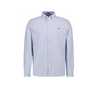 Langarmhemd SUPERDRY "PREPPY OXFORD L/S SHIRT", Herren, Gr. XXL, N-Gr, azure blau chalk stripe, Web, Obermaterial: 100% Baumwolle, gestreift, regular fit normal, Hemden, Baumwolle, regular fit (550970
