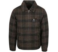 Superdry Hemdjacke Wool Blend Karos Braun - Größe L Braun L