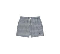 Superdry Herren 15-Zoll Badeshorts aus recyceltem Material mit Print Marineblau Wasserfarben Streifenprint M