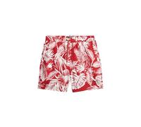 Superdry Herren 17-Zoll Badeshorts aus recyceltem Material mit Hawaii-Print Luna Dunkelrot XL