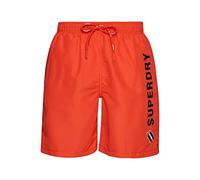 Superdry Code Applque 19inch Badeshorts L Havana Orange