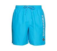 Superdry Herren 19-Zoll-Badeshorts mit Applikation aus recyceltem Material Ozeanblau S