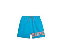 Superdry Herren 43,2 cm Badeshorts mit Grafik Hawaii Blau M