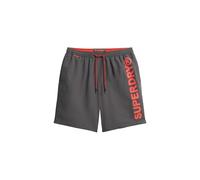 Superdry Herren Sport-Badeshorts 43,2 cm mit Grafik Anthrazit M