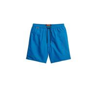 Superdry Herren 43 cm Lange Premium Badeshorts mit Stickerei Halbdunkelblau S