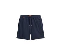 Superdry Herren 43 cm Lange Premium Badeshorts mit Stickerei Marineblau XL