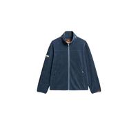 Superdry Herren Active Fleecejacke mit durchgehendem Reißverschluss Lauren Marineblau S