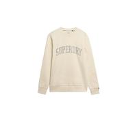 Superdry Herren Athletic Essentials Rundhals-Sweatshirt Wüstenknochen Wollweiß S