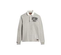 Superdry Herren Athletic Rugby-Oberteil Vintage Sweat Hellgrau Meliert L