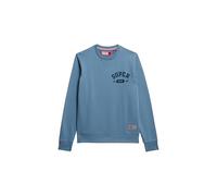 Superdry Herren Athletic Sweatshirt mit Print Wedgewood Blau XXXL