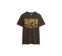 Superdry Herren Copper Label Workwear T-Shirt Vintage Schwarz Strukturiert XL
