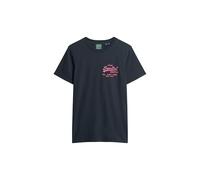 Superdry Neon Vl Kurzarm-t-shirt M Eclipse Navy