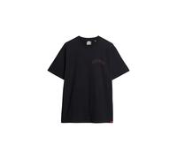 Superdry Herren Locker geschnittenes T-Shirt mit Tattoo-Grafik Schwarz XL