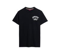 Superdry Herren Besticktes Superstate Athletic T-Shirt mit Logo Schwarz/Weiß M