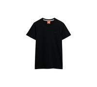 SUPERDRY Men's Essential Logo EMB Tee T-Shirt, Black/Black, XL