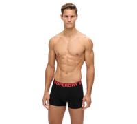 Superdry Herren Boxershorts aus Bio-Baumwolle im 2er-Pack Schwarz/Tarnmuster XL