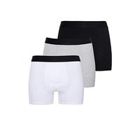 Superdry Herren Boxershorts - BOXER MULTI TRIPLE PACK, Organic Cotton, 3er Pack, schwarz, XL Schwarz/ Grau/ Weiß