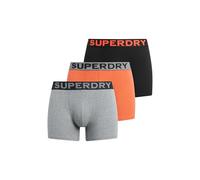 Superdry M3110452b Boxershorts 3 Einheiten XL Black / Bright Orange Marl / Noos Grey Marl